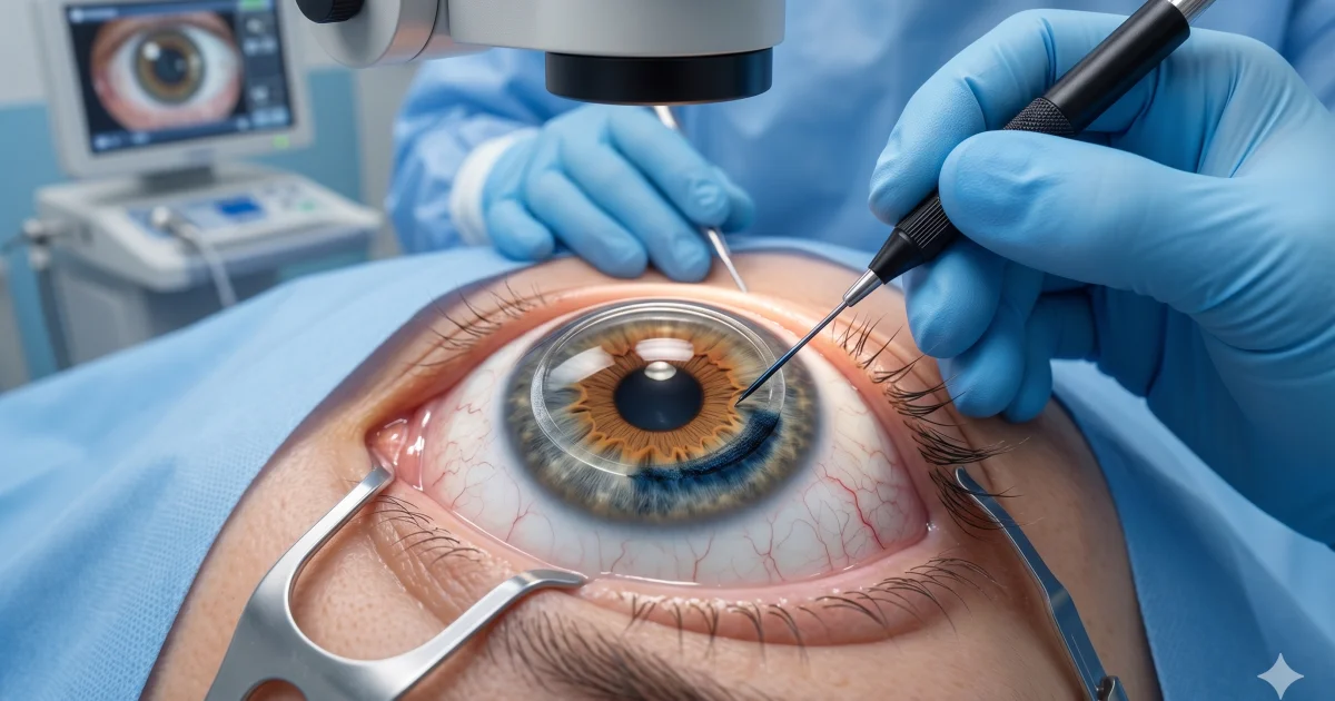 Queratopigmentación después de cirugía refractiva - cirugía de cambio de color de ojos